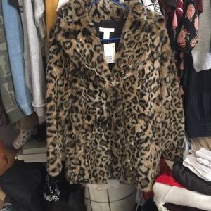 Cheetah fur jacket